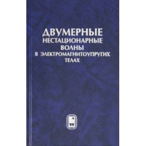 Двумерные нестационарные волны в электромагнитоупругих телах