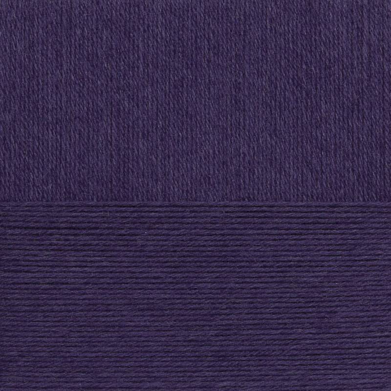 Детский каприз тёплый. Цвет 484-Баклажан. 10х50 г