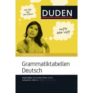 Grammatiktabellen Deutsch