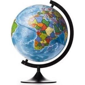 Глобус Земли физический d-320