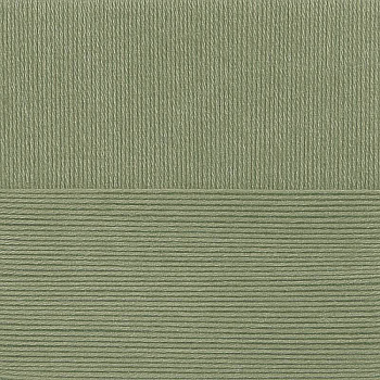 Детский каприз трикотажный. Цвет 494-Св.хаки. 5x50 г