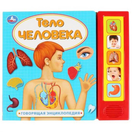 Музыкальные книжки, погремушки, пищалки, книга Музыкальная энциклопедия 'Тело человека.' купить по скидке