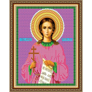 «Светлица» набор для вышивания бисером 8724 «Св. Мученица Кристина» бисер Чехия 19x24см