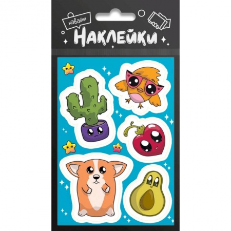 Альбомы, анкеты, дневнички, книга Наклейки 'Кавайи' купить по скидке