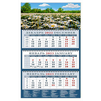 Календарь Ромашки, на 2023 год
