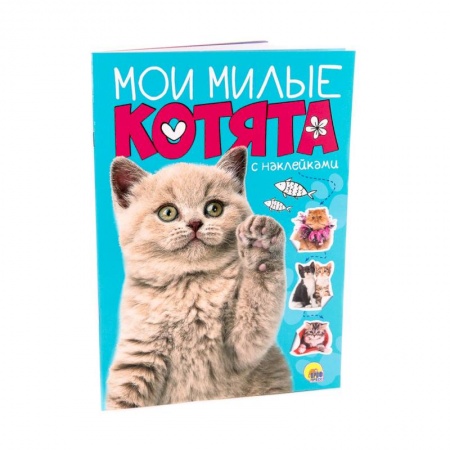 Альбомы, анкеты, дневнички, книга Мои милые котята. С наклейками купить по скидке