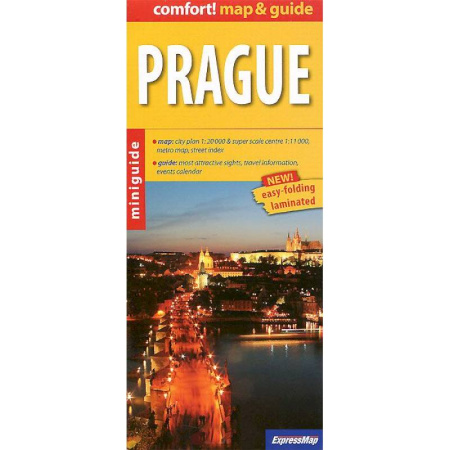 Книги, книга Прага. Ламинированная карта и мини-гид купить по скидке