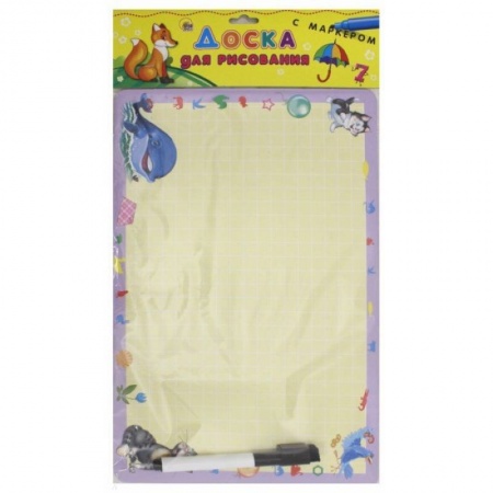 Рисование, книга Доска для рисования с маркером 'Лиса' купить по скидке