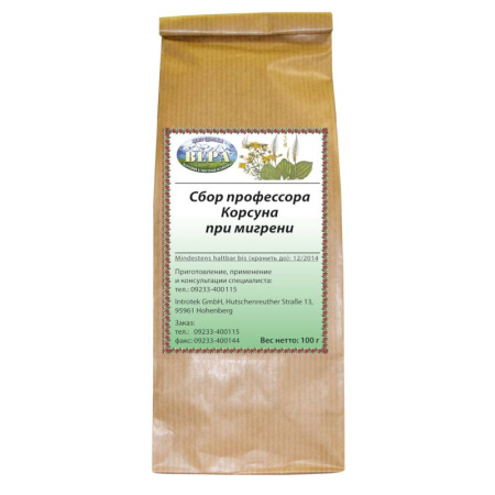 Сбор профессора Корсуна при мигрени. 100 гр